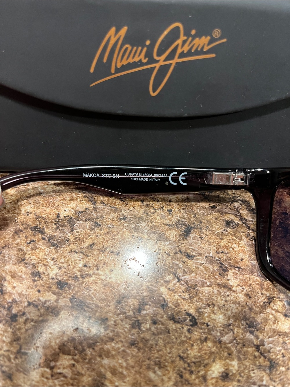 Maui Jim Sunglasses with Purple-Blue Mirrored Lenses - Picture 5 of 5